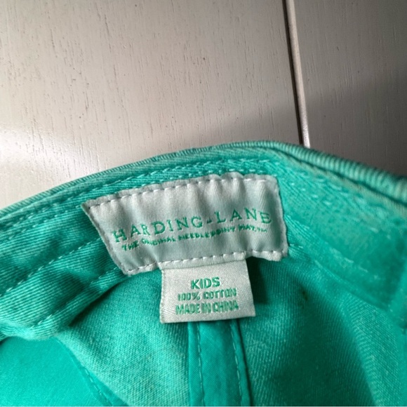 Kids Teal Cap with Flag Embroidery - Picture 4 of 4